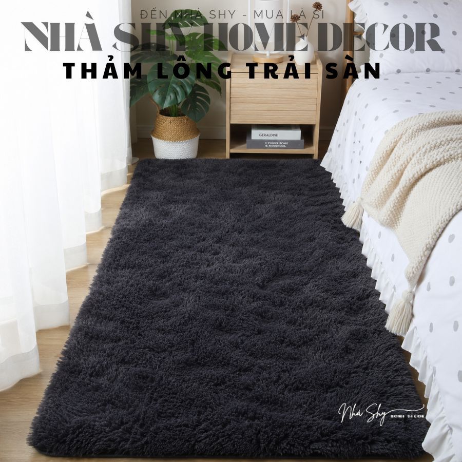 Thảm Trải Sàn Phòng Ngủ - Thảm Trải Sàn Phòng Khách Size 1mx1m6 - Nhà Shy Home Decor
