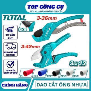 Dao cắt ống PVC TOTAL chính hãng, kéo cắt ống nước siêu sắc siêu bền, cắt đẹp không méo DNTT