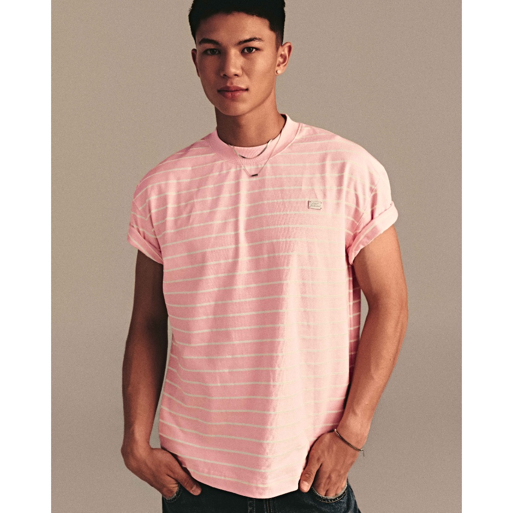 ABBBRAND - Broth Base Stripped Boxy Tee - Áo Thun Sọc Boxy Fit Cotton 2C 250 GSM | BigBuy360 - bigbuy360.vn