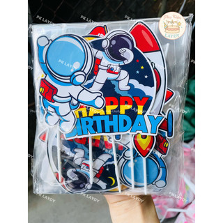 Bịch 10 Set giấy spidermen, siêu nhân người nhện, đoremon, phi hành gia- Phụ kiện trang trí bánh kem, bánh sinh nhật