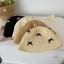 Nón Len Móc Nơ Vintage Hàn Quốc – Mũ Bucket Đan Tay Dễ Thương Cho Nữ