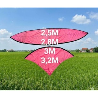 áo diều màu hồng xỏ khung nhiều kích thước