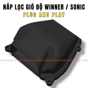 Nắp hộp lọc gió độ Winner Sonic tăng công suất ráp như zin