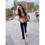 Áo Sơ Mi Kẻ Dài Tay Phối Gile Croptop, Áo Nữ Phối Layer Phong Cách Hàn Quốc Thanh Lịch Công Sở Đi Chơi