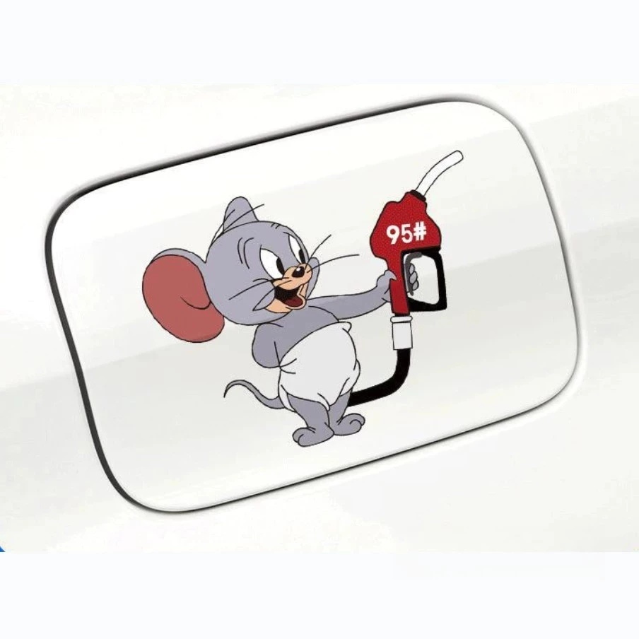 tem bình xăng, tem xăng, stiker dán nắp bình xăng
