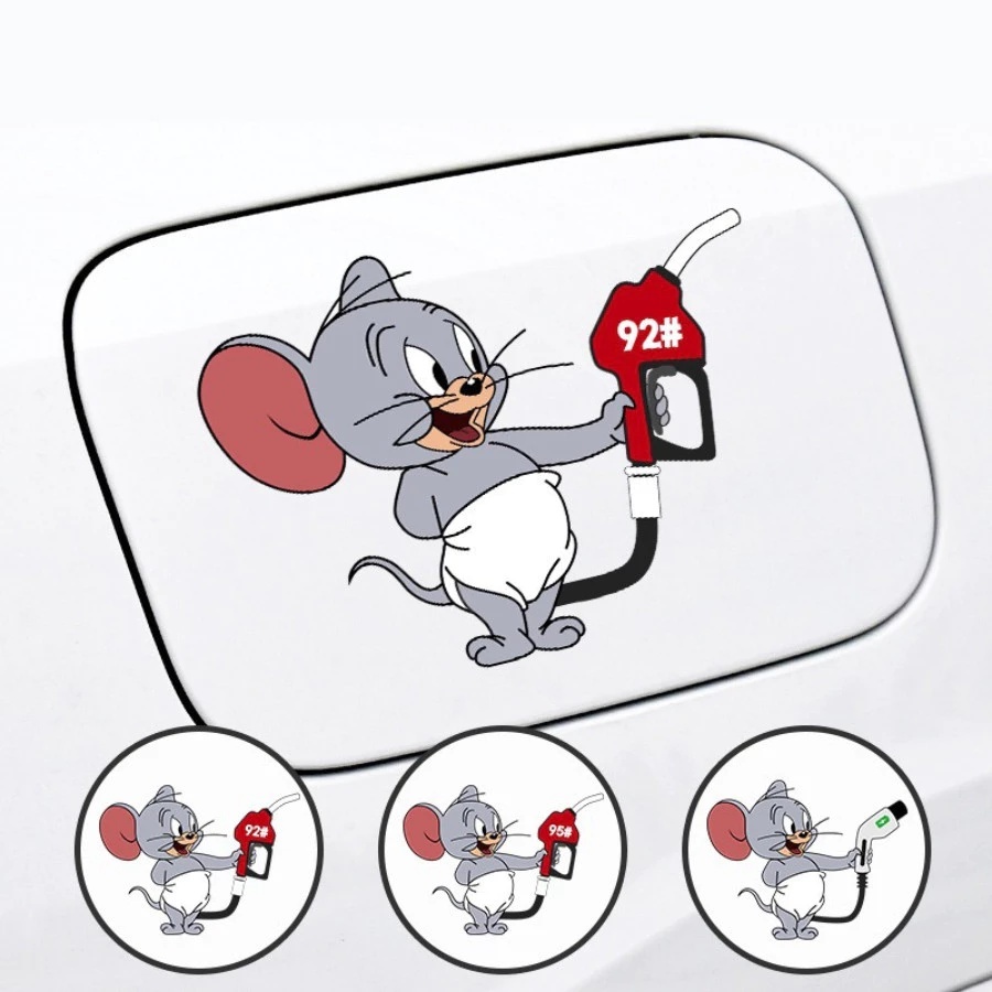 tem bình xăng, tem xăng, stiker dán nắp bình xăng