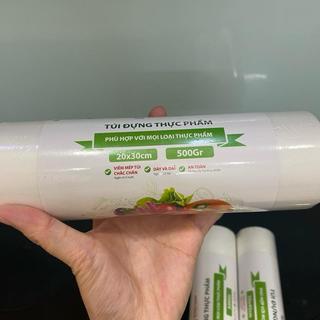 Combo 4 Túi Đựng Thực Phẩm Túi Nilon PE Tự Hủy Sinh Học An Toàn Dai Bền Chịu Lạnh Túi Cuộn Nhiều Kích Thước