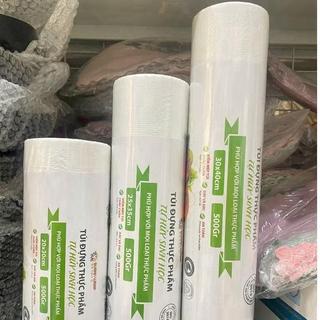 Combo 4 Túi Đựng Thực Phẩm Túi Nilon PE Tự Hủy Sinh Học An Toàn Dai Bền Chịu Lạnh Túi Cuộn Nhiều Kích Thước