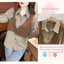 Áo Sơ Mi Kẻ Dài Tay Phối Gile Croptop, Áo Nữ Phối Layer Phong Cách Hàn Quốc Thanh Lịch Công Sở Đi Chơi