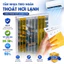Rèm 1m7 - 3m4 PVC Ngăn Lạnh dày 2mm trong suốt và màu trà - Cắt Theo Yêu Cầu