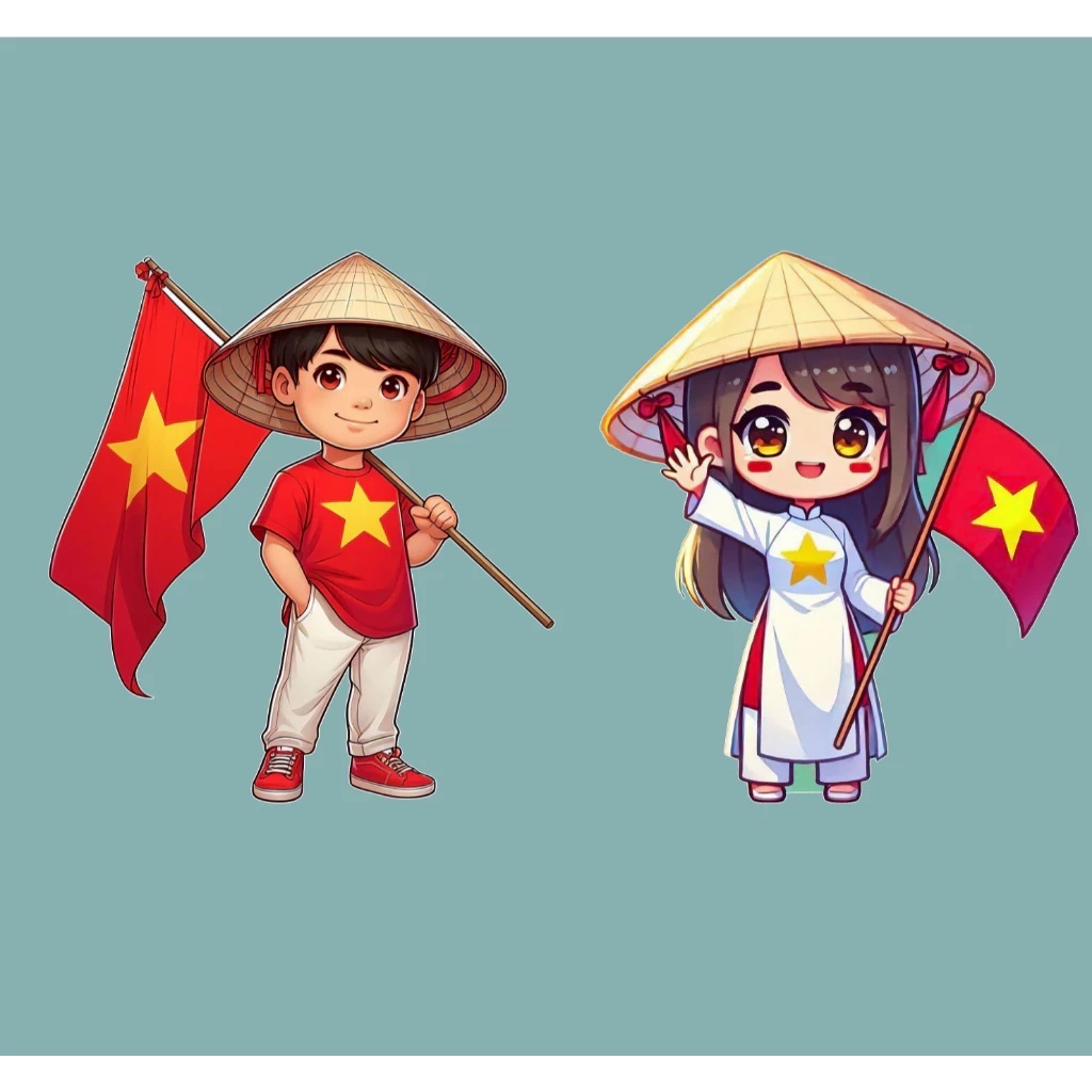 Tem  Phản Quang 7 Màu Thanh Niên Yêu Nước - Decal Dán Cánh Cửa, Dán Kính Xe ô Tô, Xe Máy