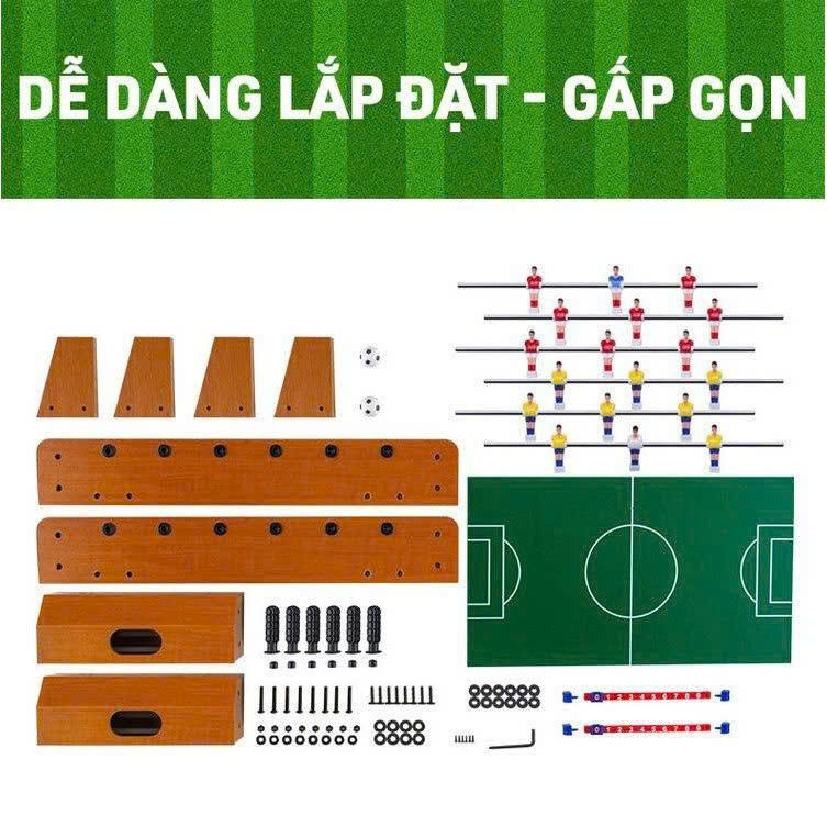Đồ chơi bàn bi lắc 6 tay bằng gỗ trò chơi giải trí tương tác cho bé và gia đình