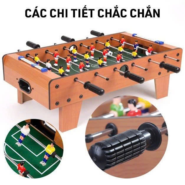 Đồ chơi bàn bi lắc 6 tay bằng gỗ trò chơi giải trí tương tác cho bé và gia đình
