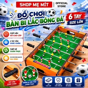 Đồ chơi bàn bi lắc 6 tay bằng gỗ trò chơi giải trí tương tác cho bé và gia đình