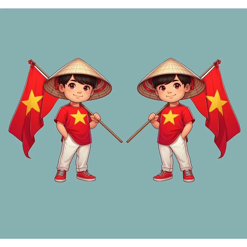 Tem  Phản Quang 7 Màu Thanh Niên Yêu Nước - Decal Dán Cánh Cửa, Dán Kính Xe ô Tô, Xe Máy