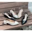 Giày guốc cao gót nữ 3 phân mũi nhọn chất liệu xi mờ kiểu dáng slingback tiểu thư _Min03-4