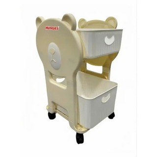 Kệ gấu 2 tầng bằng nhựa đáng yêu