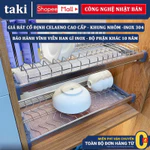 Giá Úp Bát Đĩa Tủ Bếp Trên CELAENO CAO CẤP - Khung Nhôm, INOX Không Gỉ 304 - Bảo Hành Trọn Đời Han Gỉ - Có Thợ Lắp — ảnh 5