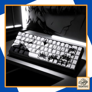 Keycap Kaneki - Anime Tokyo Ghoul - Xuyên Led - Side Print - PBT Double Shot, DyeSub - Cherry Profile
