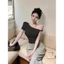ÁO THUN BODY CỔ LỆCH XOẮN DÂY | STYLE HÀN QUỐC TRENDY | ITEM MUST HAVE 2026 | BY CHAMIE STORE