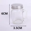 Lọ Thuỷ Tinh Mini 35 ml Chiết Cà Phê Nước Ép Nước Chấm Nắp Nhôm Có Tay Cầm