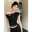 ÁO THUN ÔM CỔ CHÉO CÁCH ĐIỆU | PHỐI REN LƯỚI CUỐN HÚT | OUTFIT ĐI CHƠI DẠO PHỐ CỰC CHẤT | BY CHAMIE STORE