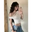 ÁO THUN ÔM CỔ CHÉO CÁCH ĐIỆU | PHỐI REN LƯỚI CUỐN HÚT | OUTFIT ĐI CHƠI DẠO PHỐ CỰC CHẤT | BY CHAMIE STORE
