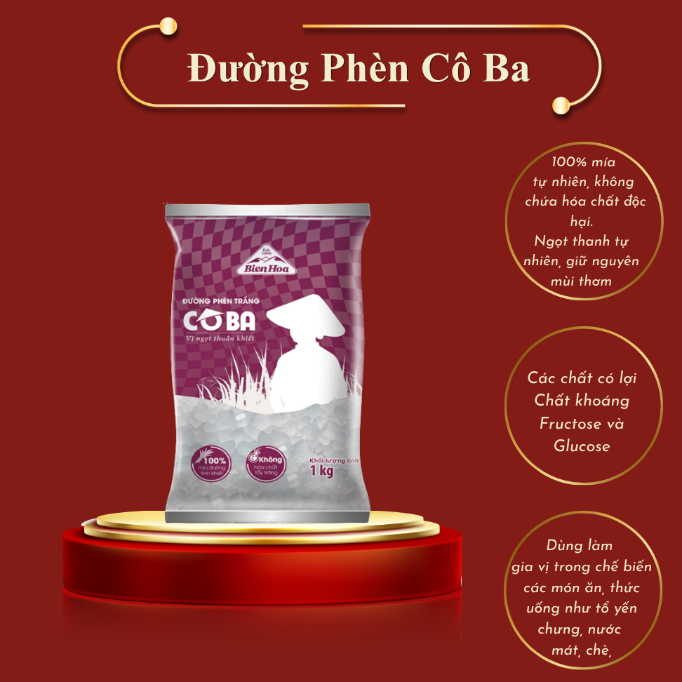 Đường Phèn Cô Ba Loại 1 - Yến Sào Thủ Đức