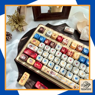 Keycaps Gấu Cute - Keycap Dễ Thương - PBT DyeSub - MOA Profile