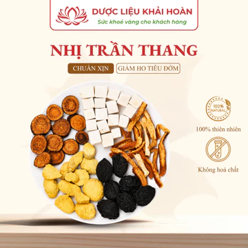 Nhị Trần Thang Hàng Chuẩn 480g Hỗ Trợ Giảm Ho Tiêu Đờm Dược Liệu Đông Y Khải Hoàn