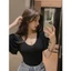 ÁO THUN GÂN FORM ÔM | PHỐI TAY BÈO CÁNH TIÊN NỮ TÍNH | STYLE HÀN QUỐC TRENDY | PHONG CÁCH ULZZANG NHẸ NHÀNG | BY CHAMIE