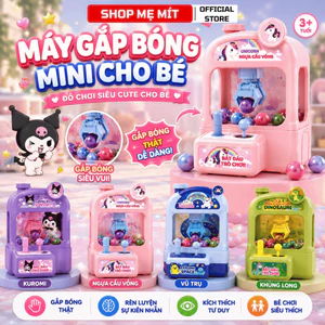 Máy Gắp Bóng Mini Cho Bé – Đồ Chơi Gắp Thú Mini Cute Kèm Bóng Màu Giải Trí Vui Nhộn Cho Bé