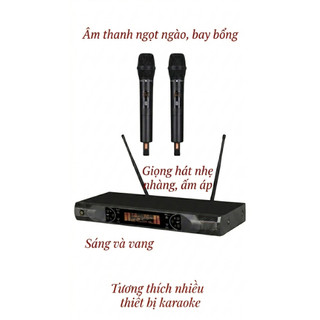 Micro Không Dây KMC18, Chống Hú Tốt Độ Nhạy Cao, Bắt Sóng Xa, Chống Hú Rít, Hát Karaoke Gia Đình Sân Khấu, Hát Nhẹ Hay