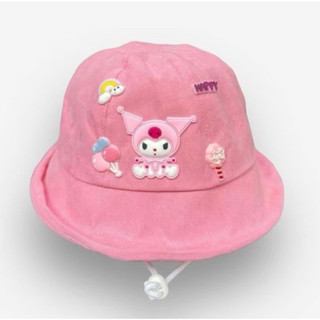 Mũ kết - bo kuromi cho bé từ 1-10 tuổi  dễ thương có gắn chram