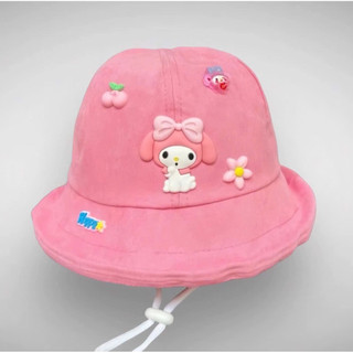 Mũ kết - bo kuromi cho bé từ 1-10 tuổi  dễ thương có gắn chram