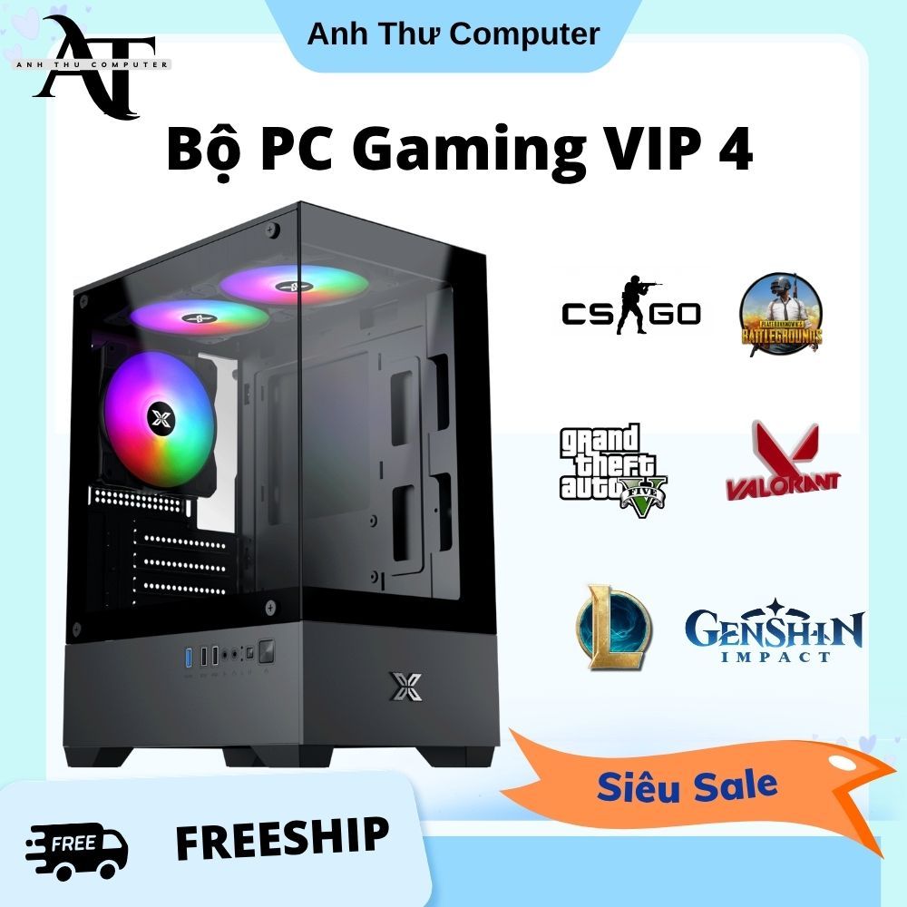 Bộ Máy Tính Chiến Game Ram 32GB, Main B360, CPU i5 9400F VGA GTX 1060 3GB