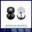 Khuyên tai nam inox đính đá CZ khuyên tai không gỉ titan thiết kế nam tính đẹp.