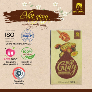 Mứt Gừng Nướng Mật Ong Hải Long 120G