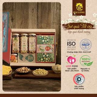 HỘP QUÀ TẾT DINH DƯỠNG SET 09 - HỘP QUÀ THỊNH VƯỢNG | HẢI LONG FOOD