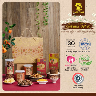 Set Quà Tết 16 – Hạt Cao Cấp & Mứt Truyền Thống Hải Long Food | Sang Trọng – Dinh Dưỡng – Ý Nghĩa