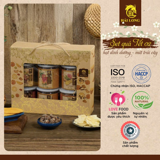 HỘP QUÀ TẾT DINH DƯỠNG SET 02 - HẠT DINH DƯỠNG & MỨT TRÁI CÂY TRUYỀN THỐNG | HẢI LONG FOOD