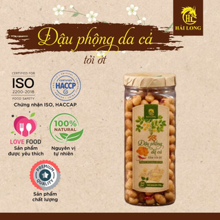 Đậu Phộng Da Cá Tỏi Ớt 250G Hải Long Food – Giòn Rụm Cay Mặn, Ăn Là Ghiền