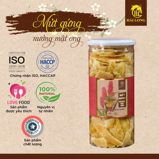 Mứt Gừng Nướng Mật Ong 400G Hải Long Food – Mứt Tết Cao Cấp, Cay Ấm Ngọt Dịu