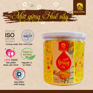 Mứt gừng Huế sấy 120G - Hải Long Food chuẩn vị truyền thống, món quà đãi khách ngày Tết quý | HẢI LONG