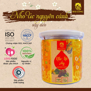 Nho Úc nguyên cành sấy dẻo Hải Long Food (150G) cao cấp, quà biếu Tết sang trọng tinh tế nhất | HẢI LONG