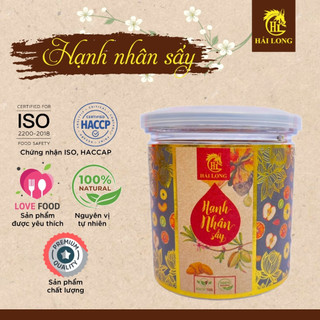 Hạnh nhân sấy Hải Long (160G) hạt to đều giòn thơm, thực phẩm dinh dưỡng quà biếu Tết quý sang | HẢI LONG