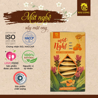 Mứt nghệ mật ong Hải Long Food (100g) hũ lớn bổ dưỡng, quà tặng sức khỏe ý nghĩa ngày lễ Tết | HẢI LONG