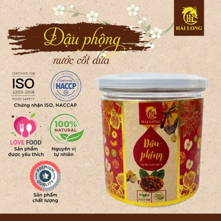 Đậu phộng nước cốt dừa Hải Long (160G) giòn béo thơm ngậy, mứt Tết đãi khách ngon khó cưỡng nhất