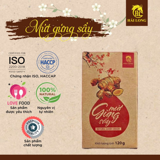 Mứt Gừng Sấy Hải Long 120G