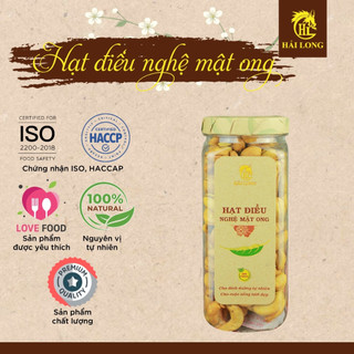 Hạt Điều Nghệ Mật Ong Hải Long quà tết biếu tặng, làm quà tặng gia đình người thân